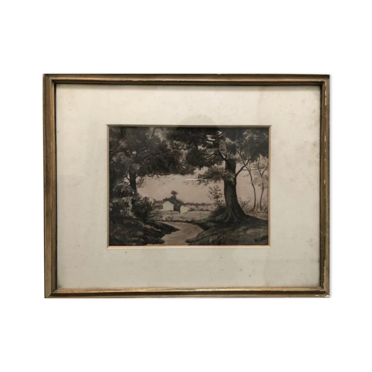 Painting drawing landscape campaign XXth