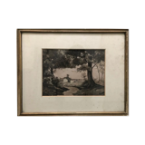 Painting drawing landscape campaign XXth