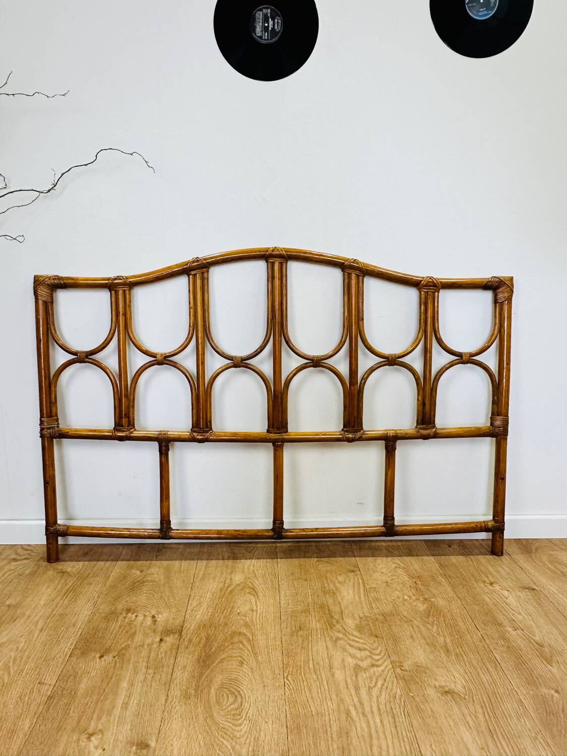 Rattan headboard