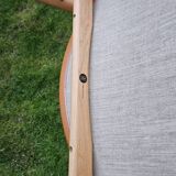 2 "The French Chair" seats by designer Finn Juhl and 1 matching footrest.