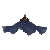 Vintage draped opaline glass pendant.