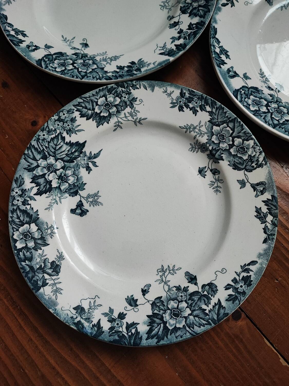 6 old Marie Louise Moulin des loups plates