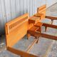 Paire de lit jumeaux et chevets 1950