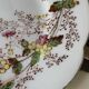 Six assiettes à entrée 1900s fleurs et papillons