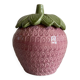 Pot céramique en forme de fraise