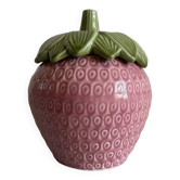 Pot céramique en forme de fraise