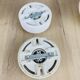 Pair of vintage opaline globe wall lights, ceiling lights