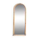 Miroir arcade en bambou 38x96cm