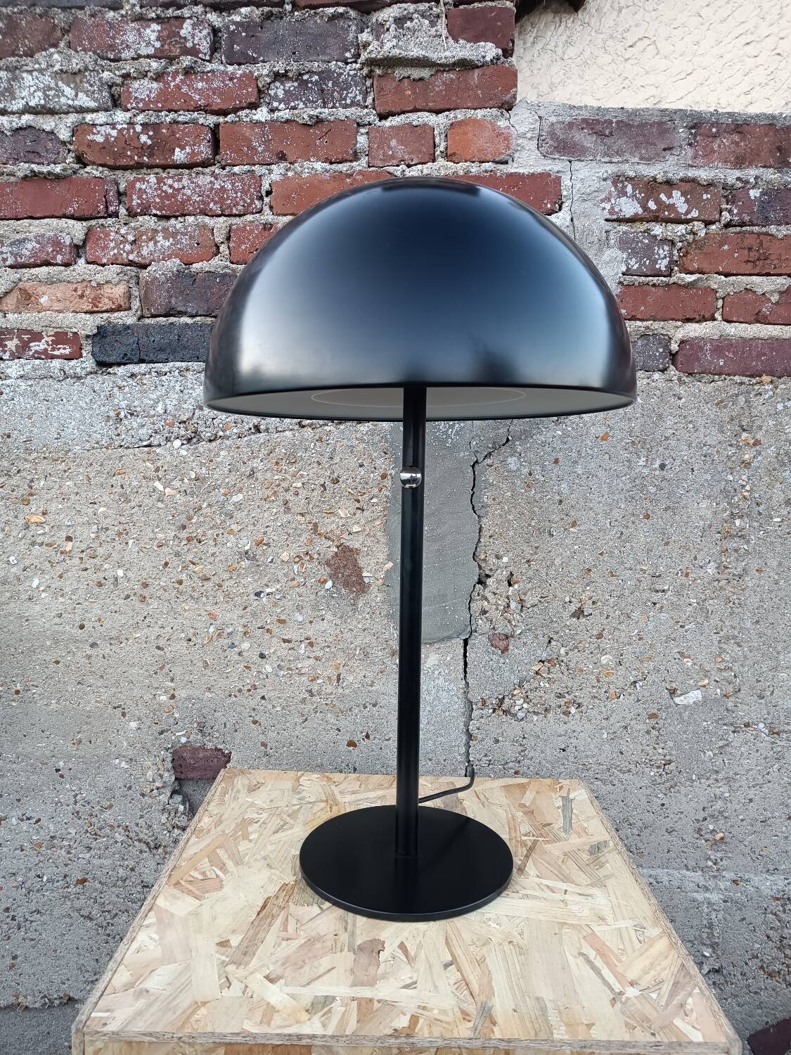 Lampe champignon en métal 1980