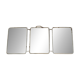 Miroir triptyque de barbier ancien pliant
