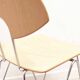 Chaise Mikado 1800 hêtre et chrome par Kusch & Co