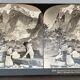 Old photography stereo, stereograph, luxury albumine 1903 Bernese Alps, Switzerland