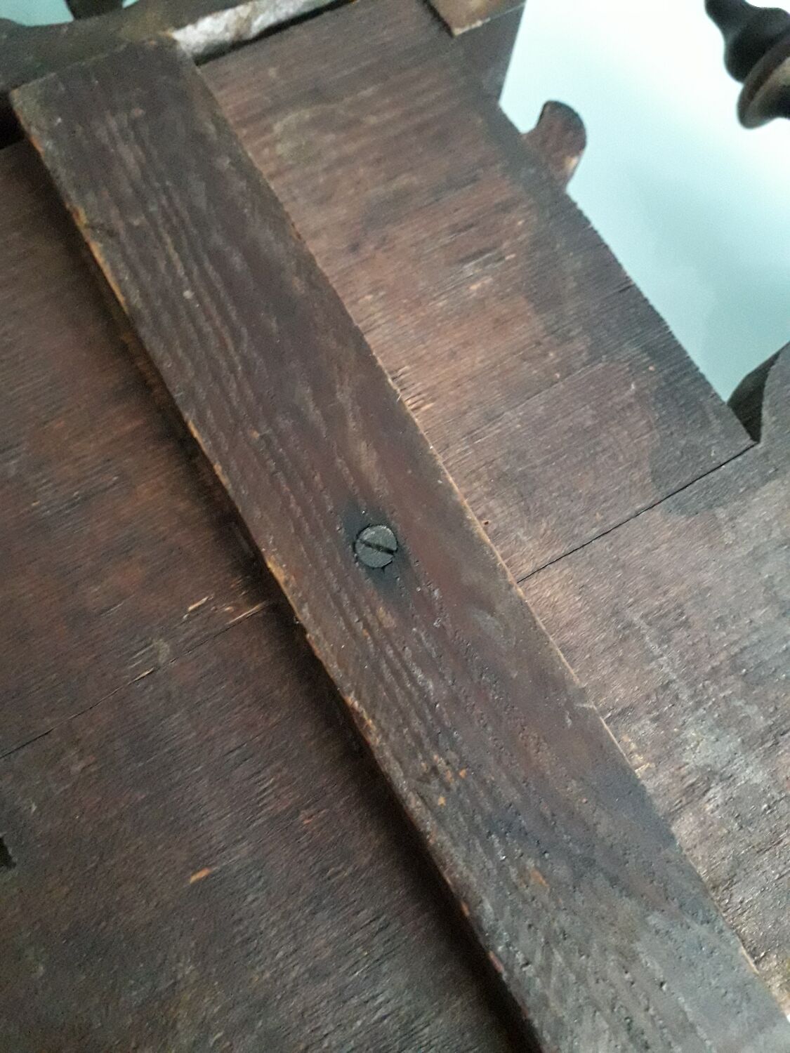 Fronton de meuble en bois 33 cm