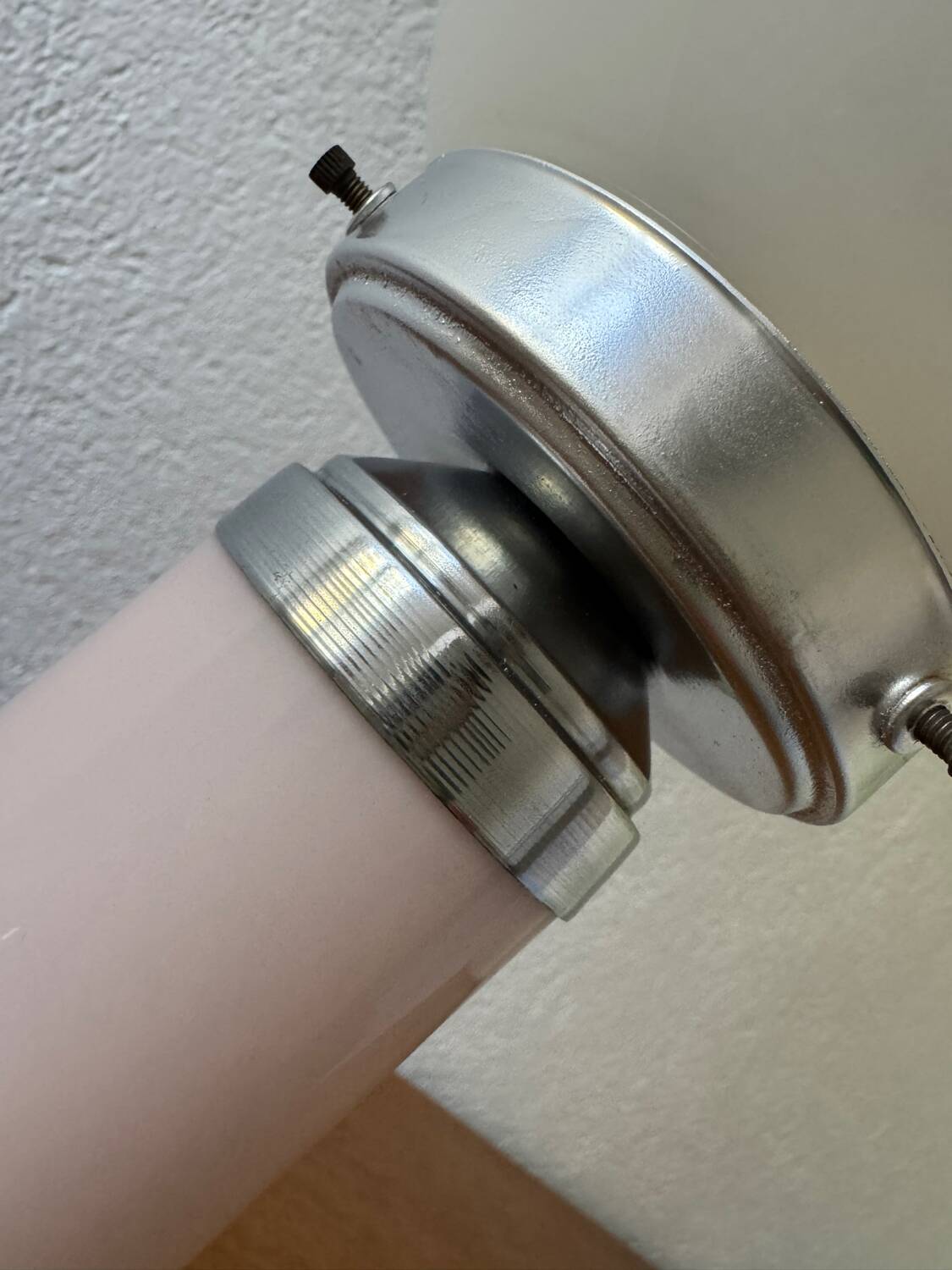 Small Art Deco Bauhaus opaline lamp