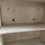 Bathroom cabinet pharmacy patinated wood