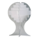Table lamp in plexiglass by L.BRYLLE & P.JACOBSEN, Denmark design 1960
