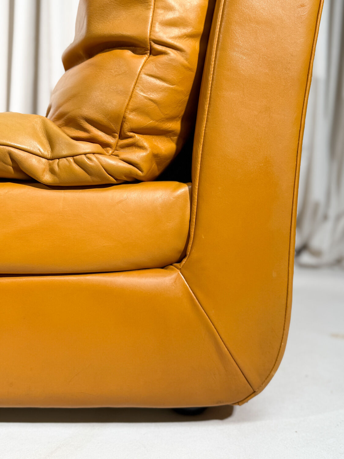 Vintage leather armchair