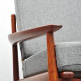 Vintage teak armchairs by Glostrup, 1950s
