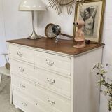 Old English chest of drawers with Gusravian shabby chic patina
