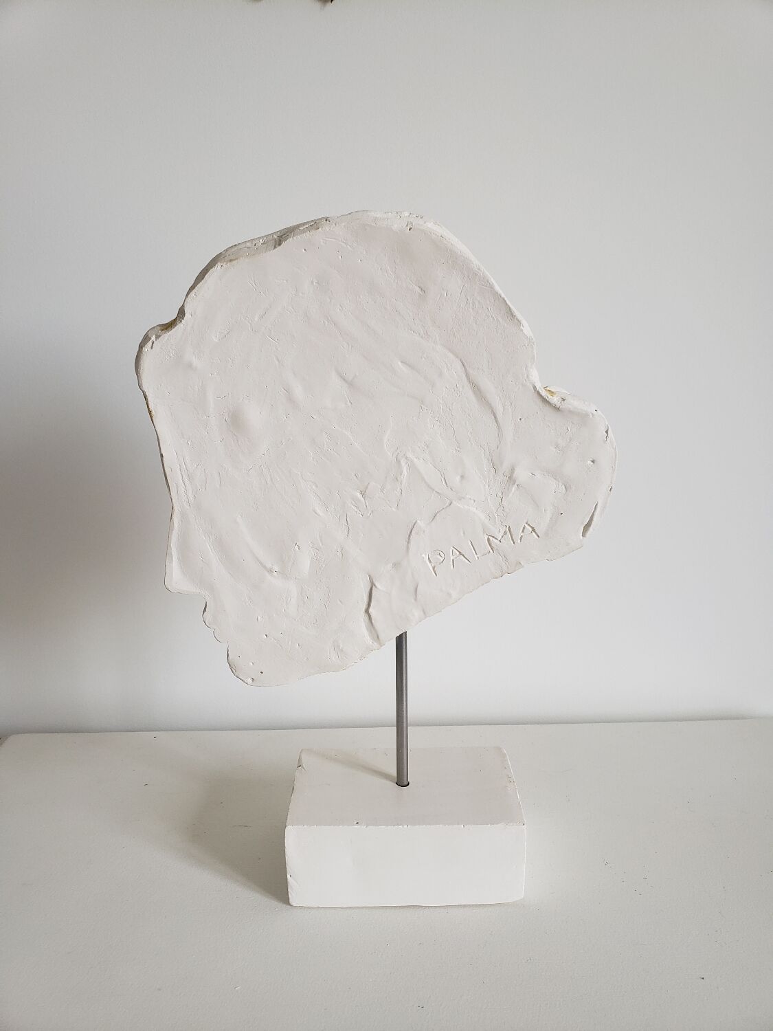 Greek woman's head in plaster