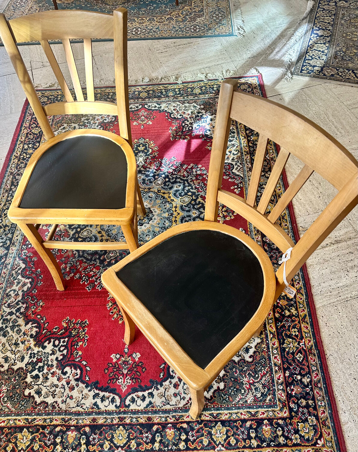 Vintage Luterna bistro chairs pair