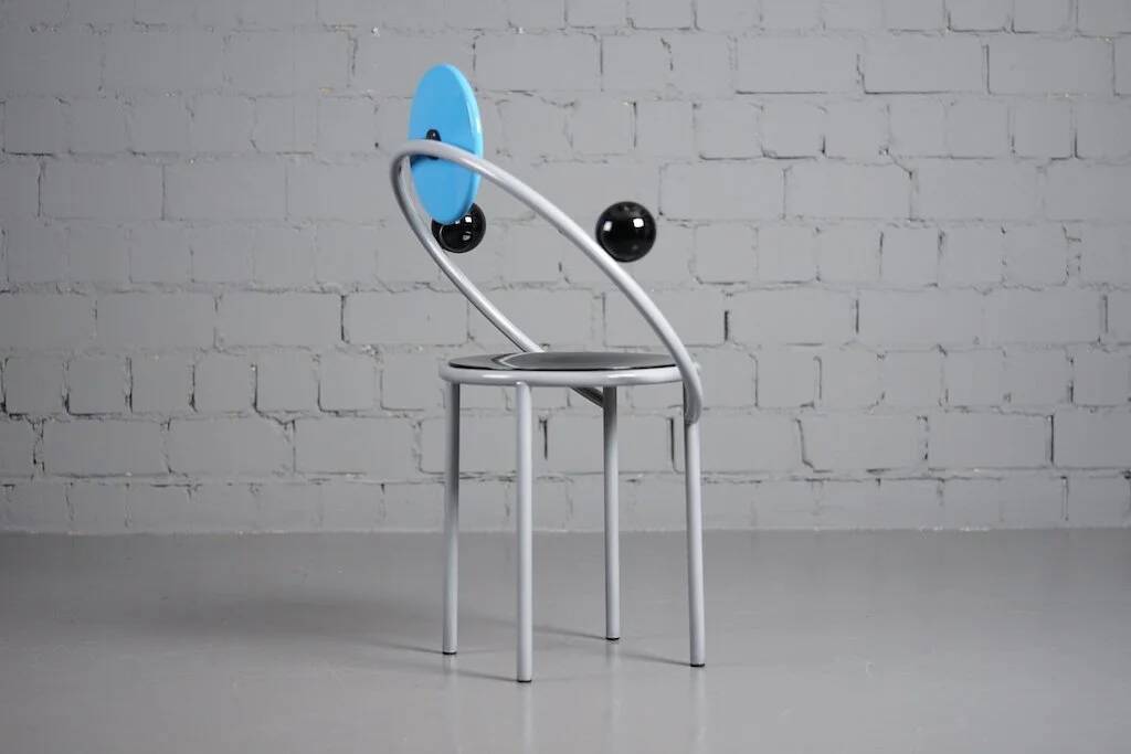 Postmodern 'First' chair by Michele De Lucchi for Memphis
