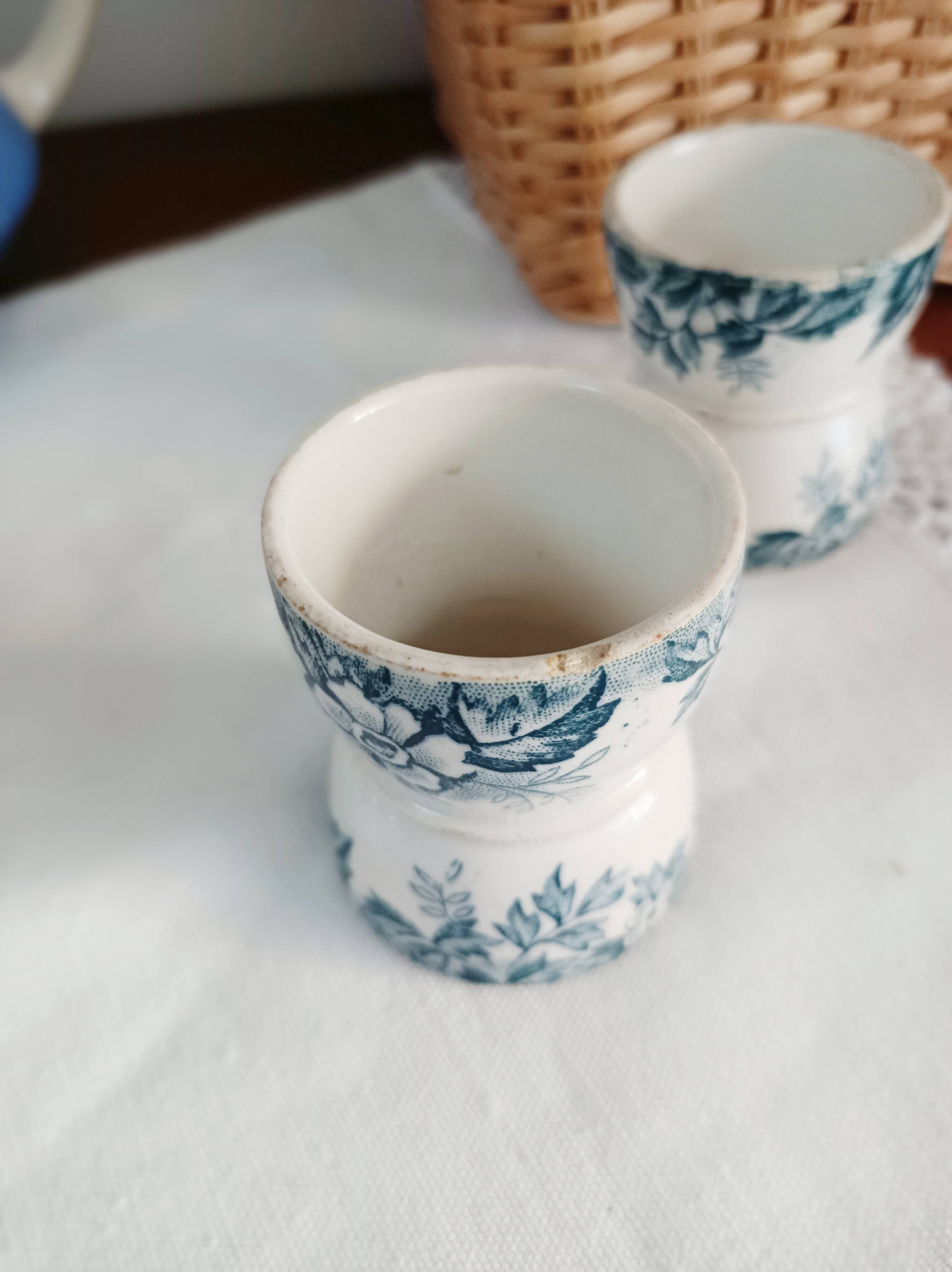 Lot de 3 coquetiers Marie Louise, St-amand
