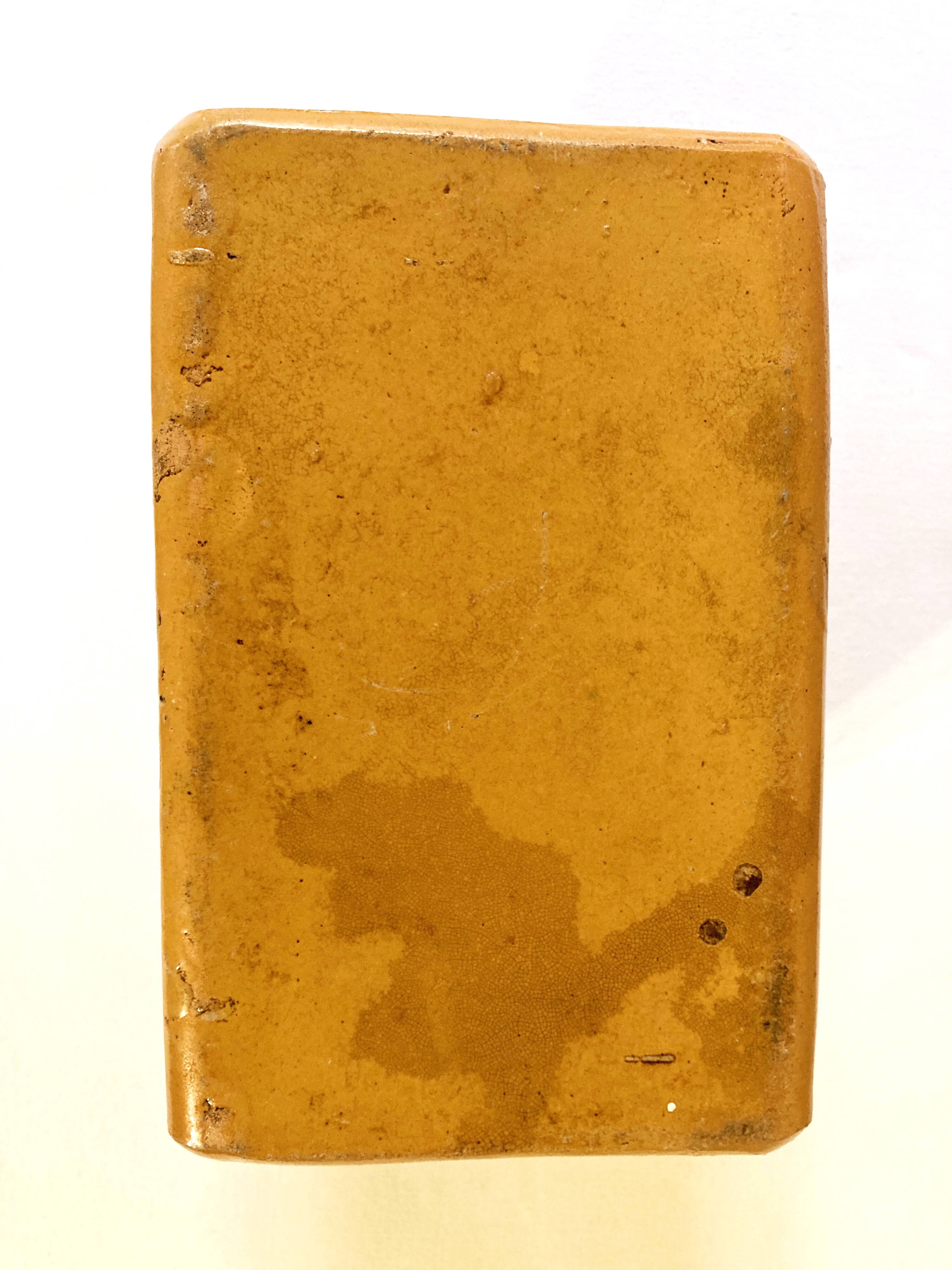 Old sandstone hot water bottle