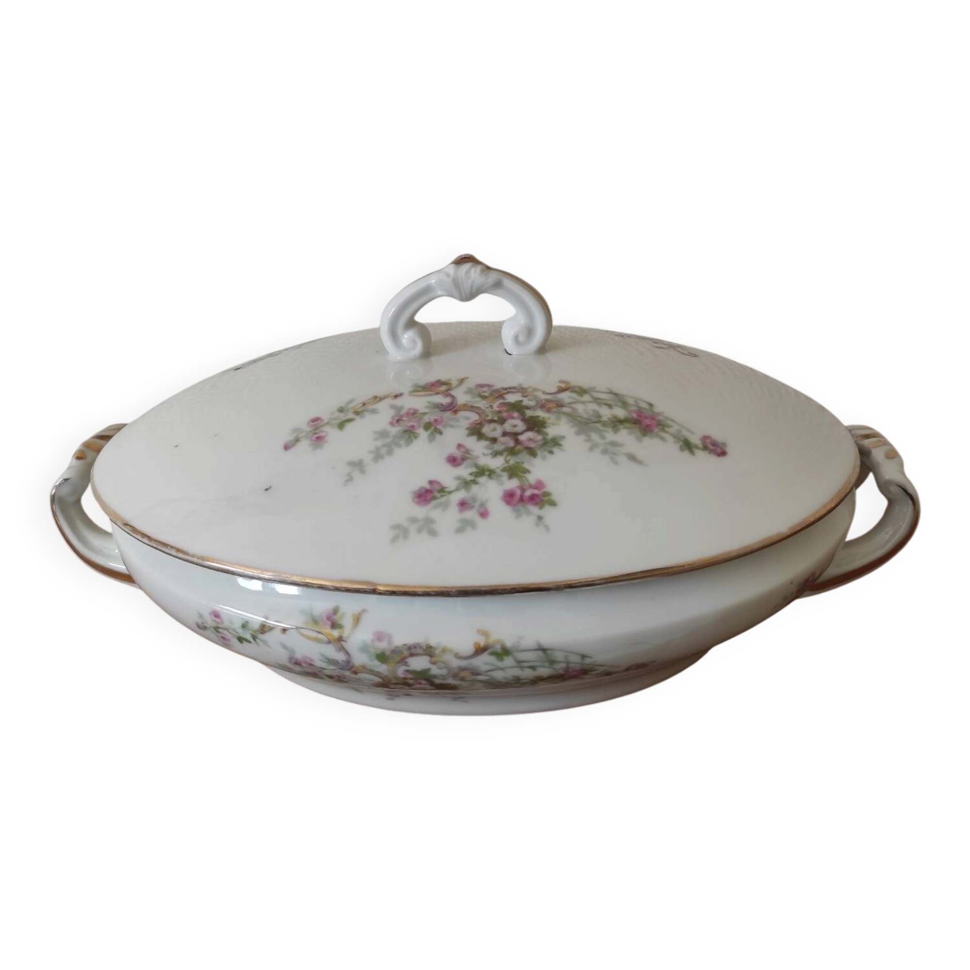 Soupière Légumière ancienne ovale contenance 600 ml