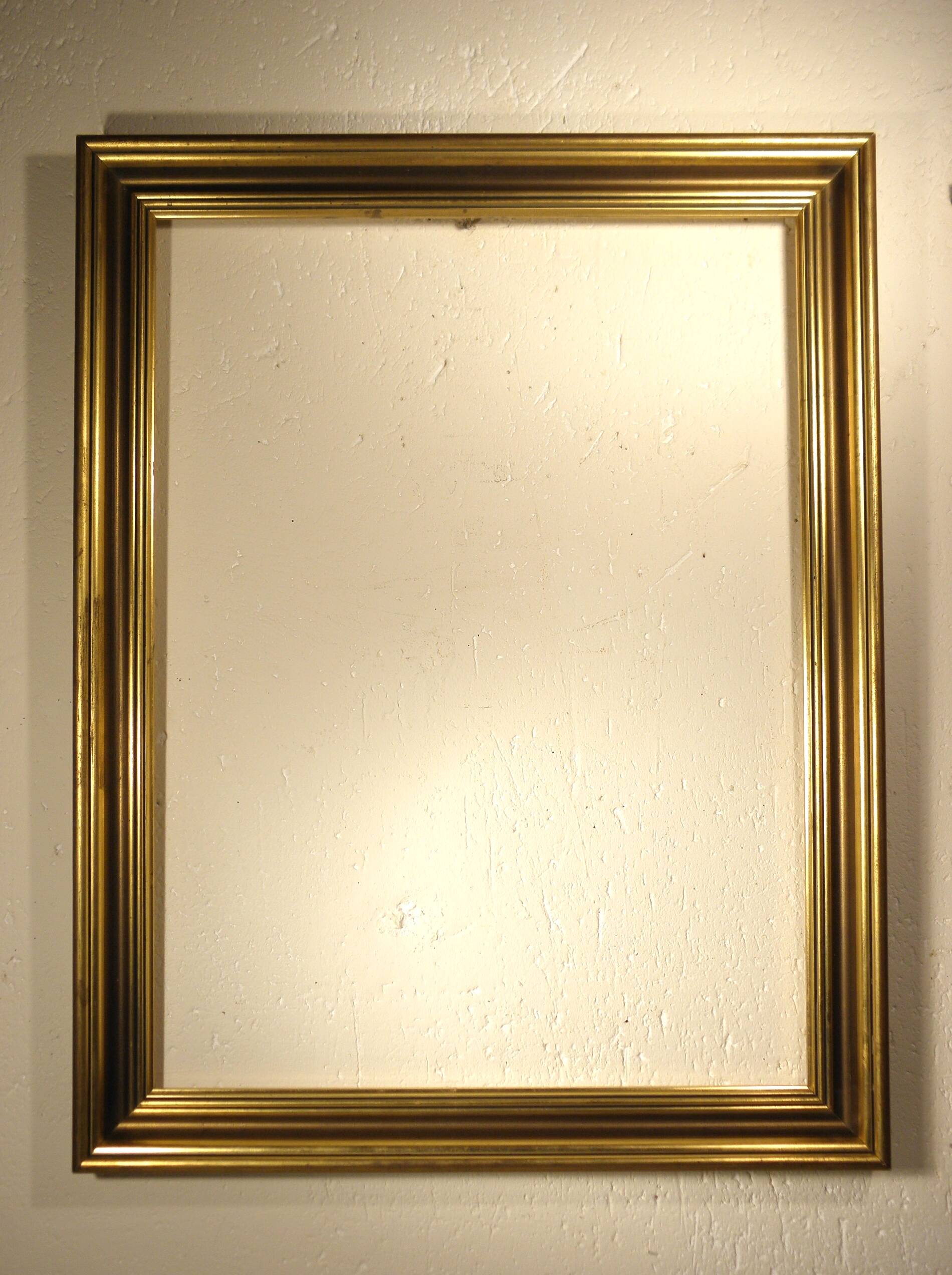 Golden wooden frame 64 x 50