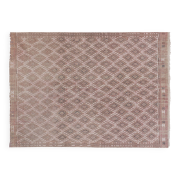 Vintage Turkish Oushak Rug Handwoven 167x238 cm