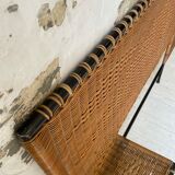 Metal and wicker headhead 50s