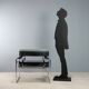 Fauteuil Wassily Gavina, design vintage Marcel Breuer, Italie, années 1970