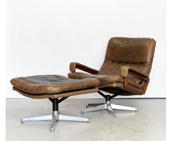 Chaise longue vintage par André Vandenbrouck pour Strässle