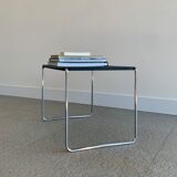 Perforated metal side table, 70s