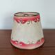 Red and gold parchment lampshade from the 1960s.