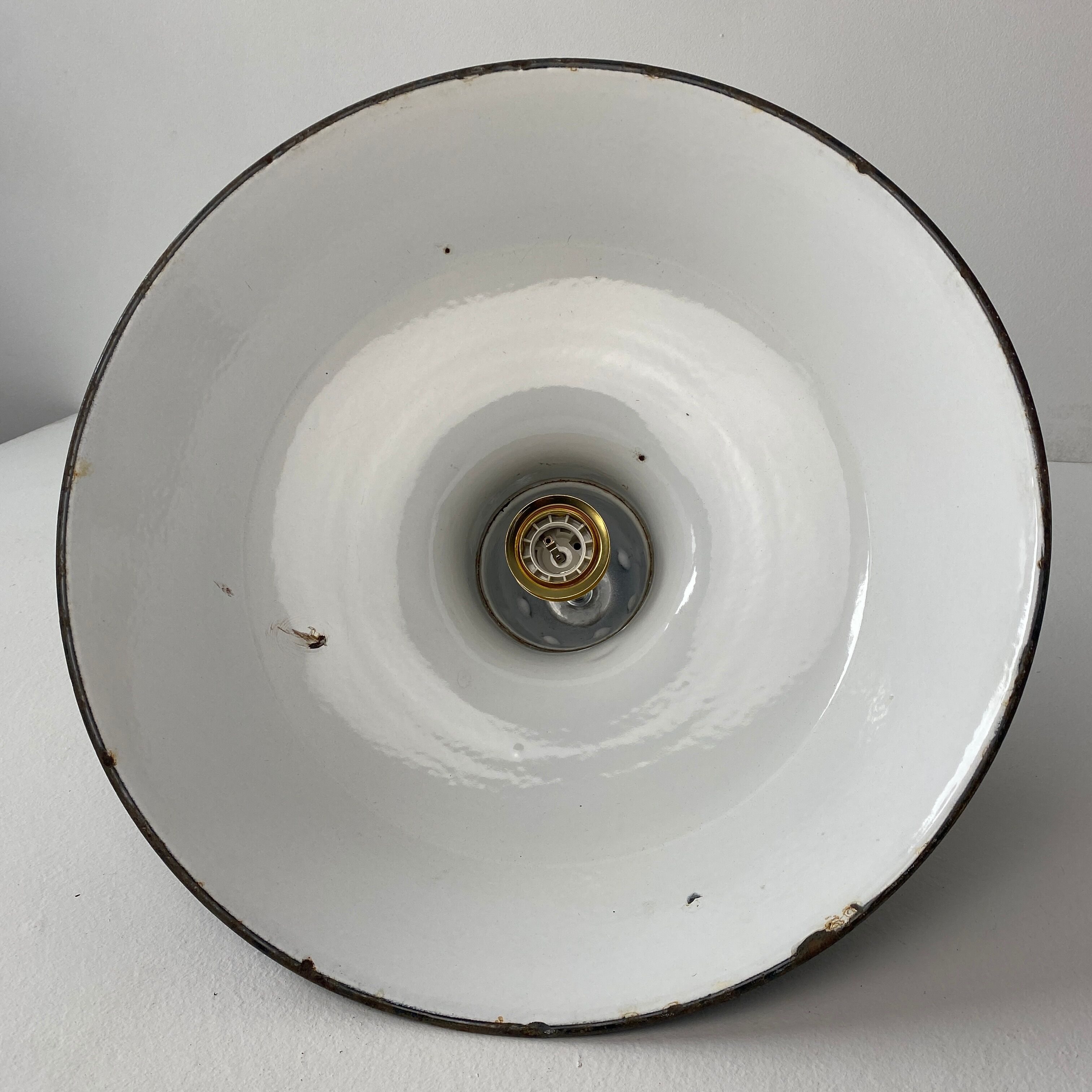 Pair of old industrial suspensions 40 cm