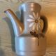 Flowered coffee maker Art Nouveau "Autumn" manufacture St-Amand