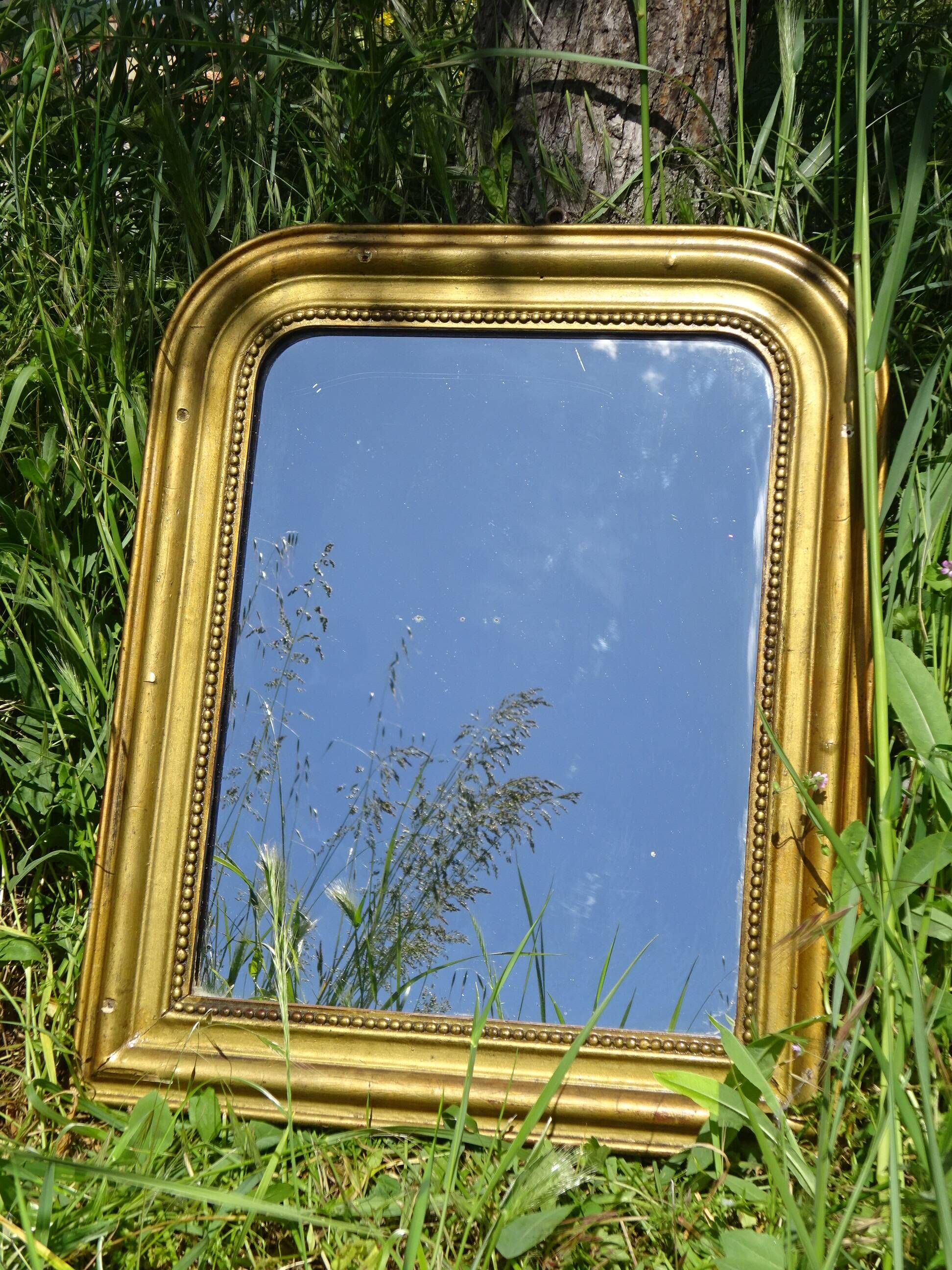 Mirror from the Louis Philippe period and style.