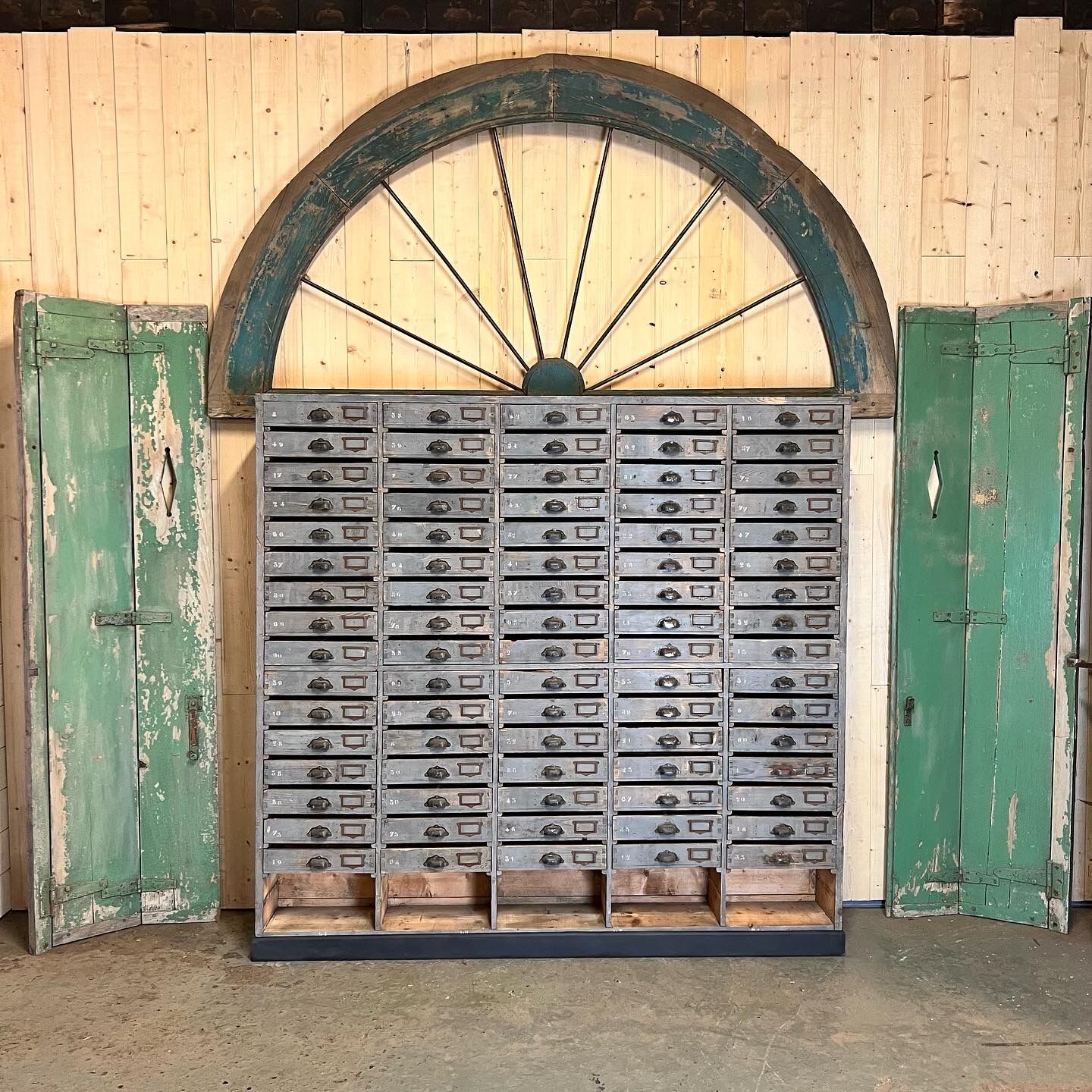 Former hardware workshop trade furniture