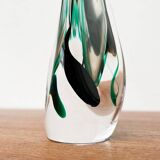 Vintage art glass vase by Max Verboeket for Kristalunie Maastricht, 1970s