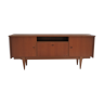 Scandinavian design sideboard in teak and teak veneer
