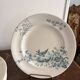 Lot 6 Plate Plates Faience Longwy Model Mignon
