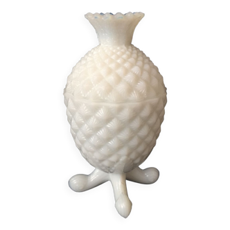 White opaline candy in the shape of pineapple