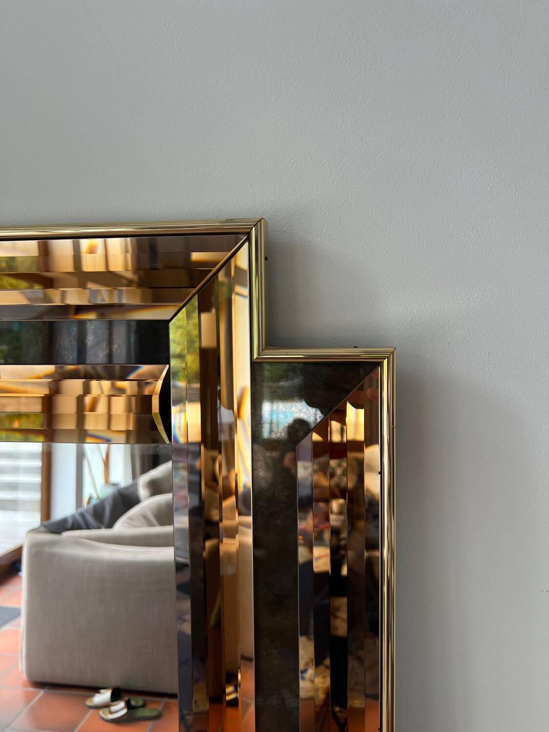 Miroir Schoninger vintage de style Hollywood Regency