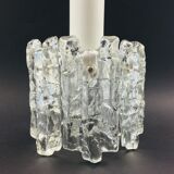 Mid-Century Murano Ice Glass Ceiling Lamp by J.T. Kalmar, Austria, 1960s