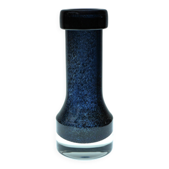 Modern Scandinavian Art Glass Oxid Vase from Borgström Åseda, Sweden