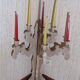 Wooden candlestick
