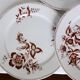 Lot de 6 assiettes plates vintage de Sarreguemines modèle Danois 210412