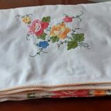 Nappe  brodée main